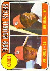 1969 Topps Baseball Cards      559     Rookie Stars-Joe Hague RC-Jim Hicks